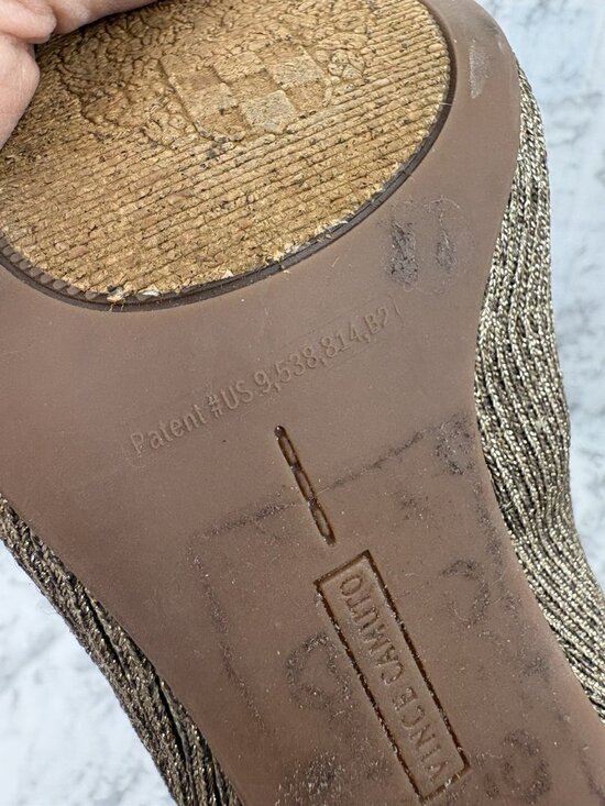 Vince Camuto Pull On Sock Boots Roreeta Bronze Glitsy | eBay *Vince Camuto Roreeta Sock Booties Womens Size 8 Bronze Metallic Pull On Glamour